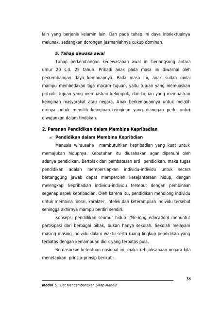 Kiat Mengembangkan Sikap Mandiri - e-Learning Sekolah ...