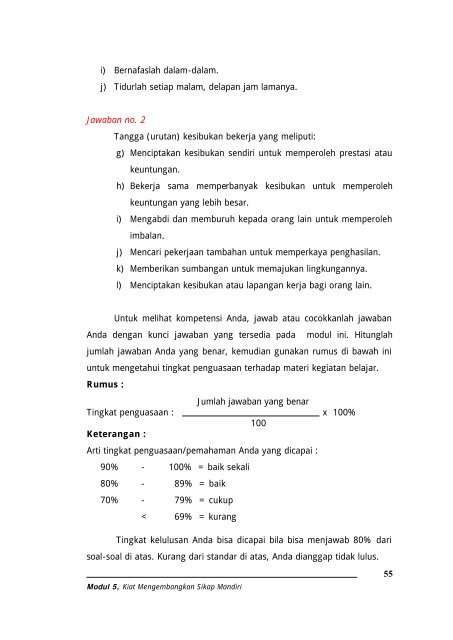 Kiat Mengembangkan Sikap Mandiri - e-Learning Sekolah ...