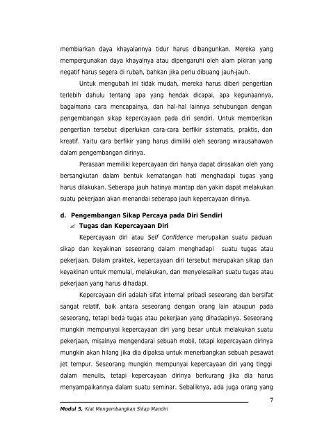 Kiat Mengembangkan Sikap Mandiri - e-Learning Sekolah ...