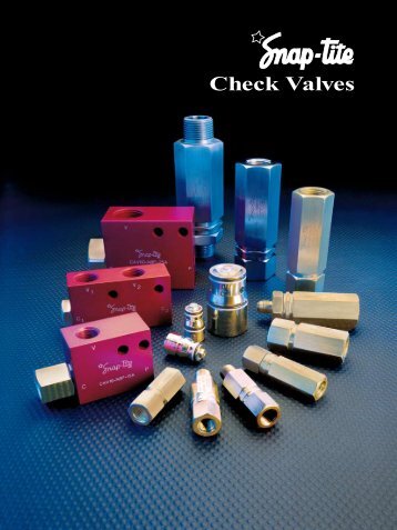 Check Valves - Parker Snap-tite