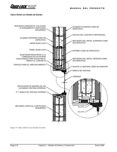 MANUAL DEL PRODUCTO - Quad-Lock Building Systems