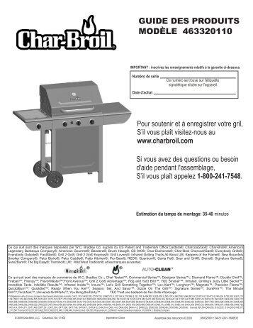 attention - Char-Broil Grills