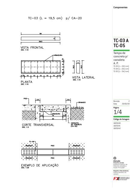 TC-03 - Catálogos Técnicos