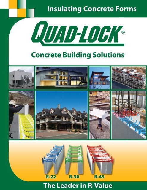 Insulated Concrete Forms by Quad-Lock - ICF for Walls : Brochure