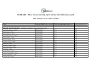 Price list - pearson isbns - TalentLens