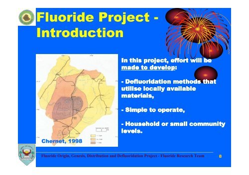 MAWARI - Fluoride Project - MaWaRi.net