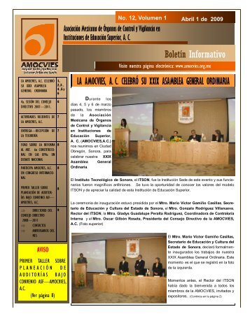 Boletin Informativo 12, volumen 1.pdf - Amocvies