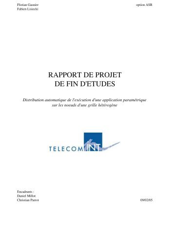 RAPPORT DE PROJET DE FIN D'ETUDES