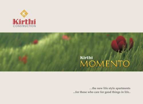 Kirthi Momento e-Brochure - Luxury Flats Udupi
