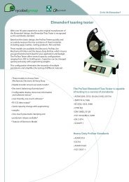 Elmendorf tearing tester - Products4Engineers