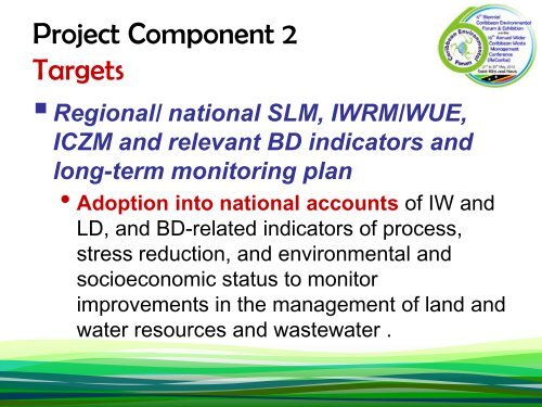 IWCAM 2 targets.pdf - Caribbean Environmental Health Institute