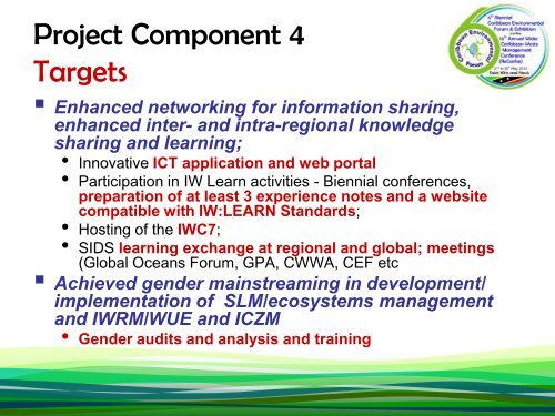 IWCAM 2 targets.pdf - Caribbean Environmental Health Institute