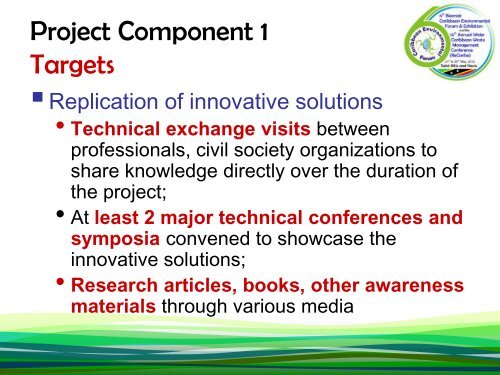 IWCAM 2 targets.pdf - Caribbean Environmental Health Institute