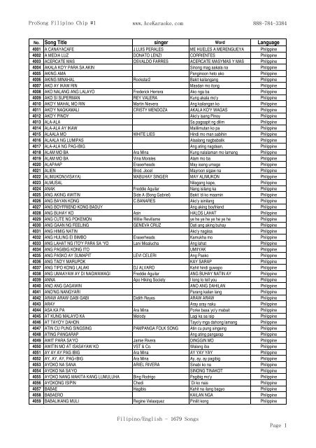 English Song-1500 final - ATechGlobal