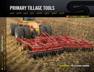 primary tillage tools - Sunflower Manufacturing