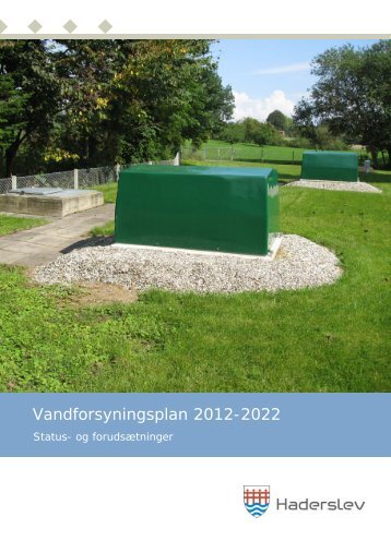 Vandforsyningsplan 2012-2022, status - Haderslev Kommune