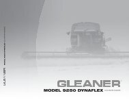 MODEL 9250 DYNAFLEX FLEX DRAPER HEADERS