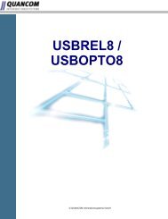 USBREL8 / USBOPTO8