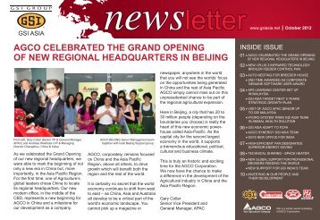 new support for gsi india's team - The GSI Asia Group