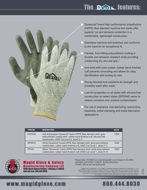 D-ROC Work Gloves