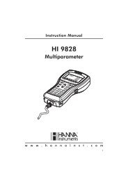 HI 9828 - Hanna Instruments