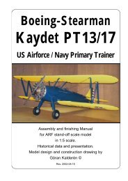 Royal Aircraft Factory SE5a Manual - Macca's Vintage Aerodrome Royal Aircraft Factory SE5a Manual - Macca's Vintage Aerodrome