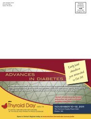 Advances In Diabetes - HMS-CME