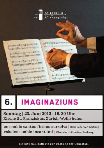 6. IMAGINAZIUNS - Musik in St. Franziskus