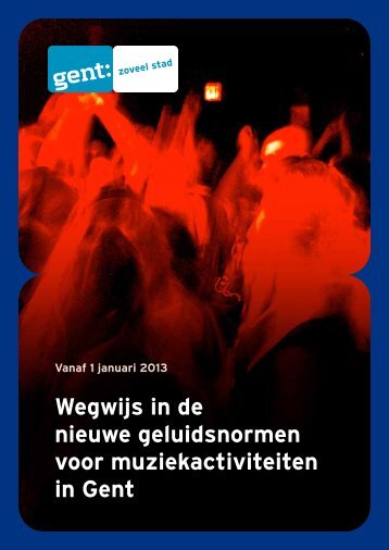 Brochure geluidsnormen - Gent.be