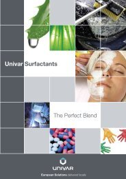 Surfactants Brochure - Univar Colour
