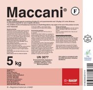 MaccaniÂ® - agriCentre UK - BASF