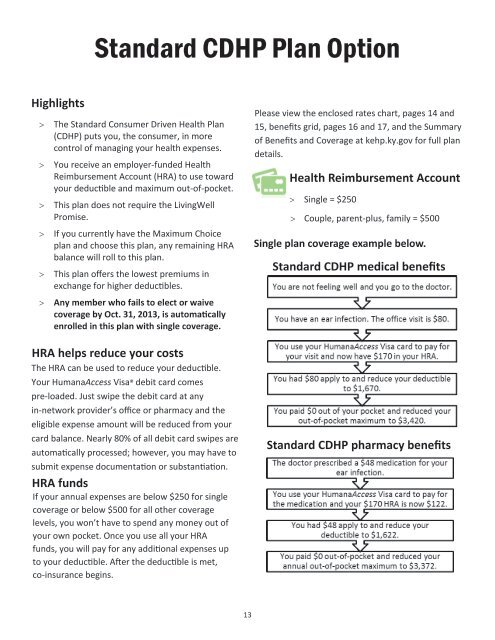 Benefits Selection Guide - Kentucky Personnel Cabinet