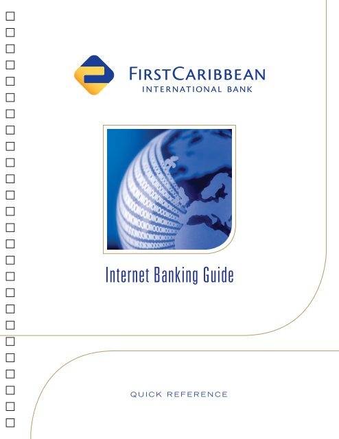 Internet Banking Guide - FirstCaribbean International Bank