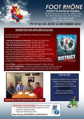 PV NÂ°121 DU JEUDI 13 DECEMBRE 2012