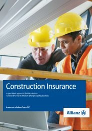 Construction Insurance - Allianz Engage