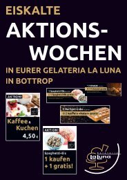 Eiskalte Aktionswochen in eurer Gelateria in Bottrop