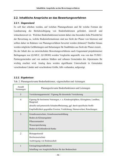 Workpackage 6 Final Report