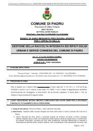 Bando di gara - Confcooperative Sassari-Olbia