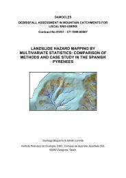 Landslide Hazard Mapping by Multivariate Statistics - Igitur