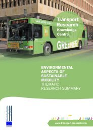 Environmental Aspects of Sustainable Mobility - Transport Research ...