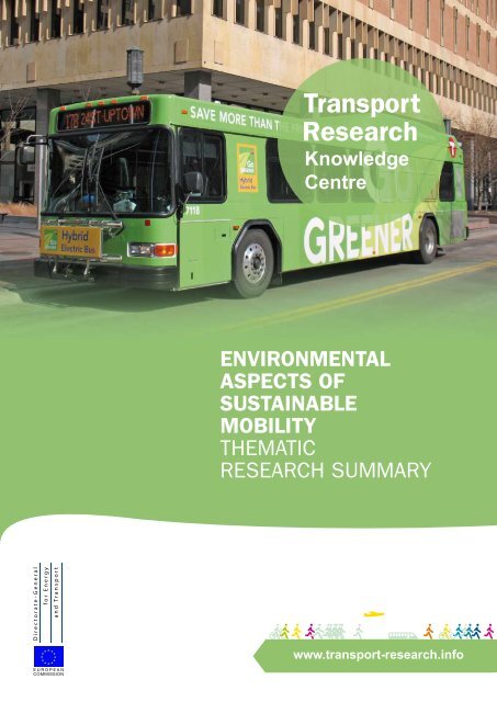 Environmental Aspects of Sustainable Mobility - Transport Research ...