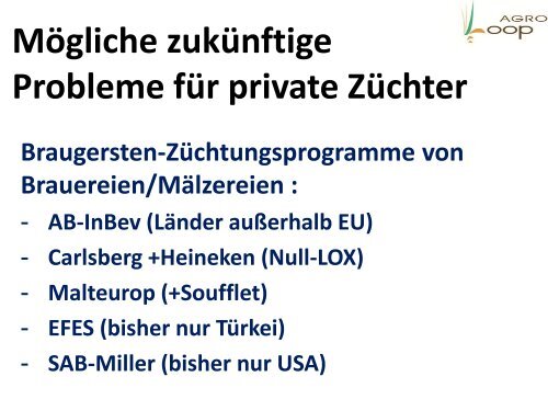 Vorteile einer End-Point-Royalty(EPR) für die Landwirtschaft