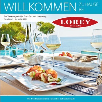 Trendmagazin für Frankfurt und Umgebung, Juli-September 2015