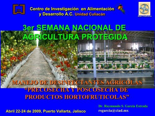 Manejo de desinfectantes agrÃ­colas - Bayer CropScience Mexico