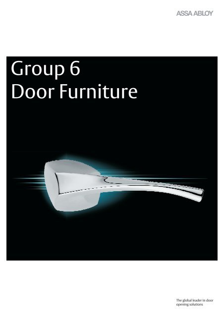 Group 6 - Door Furniture.cdr - Assa Abloy