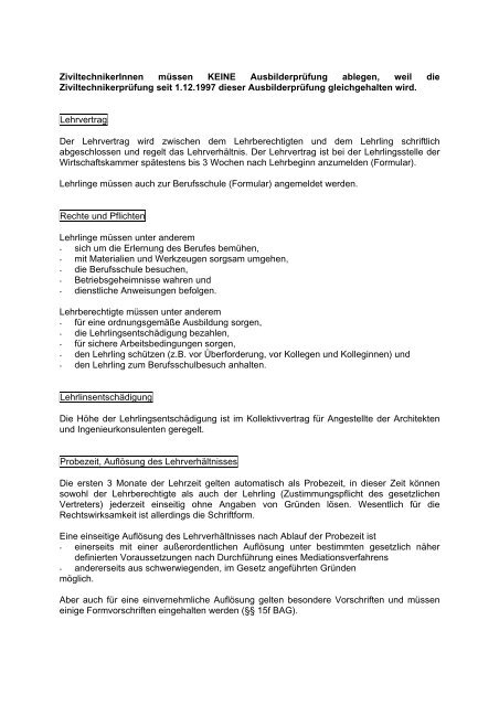 information - Kammer der Architekten und Ingenieurkonsulenten fÃ¼r ...