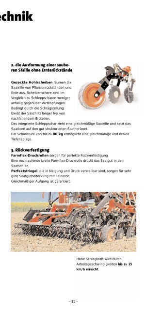 … Mulchsaat im Vormarsch - Kaufmann Landtechnik GmbH