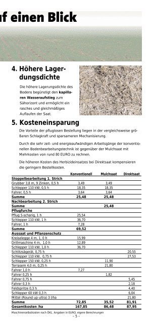 … Mulchsaat im Vormarsch - Kaufmann Landtechnik GmbH