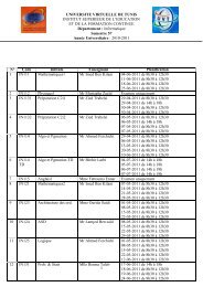 UNIVERSITE VIRTUELLE DE TUNIS INSTITUT SUPERIEUR ... - Isefc