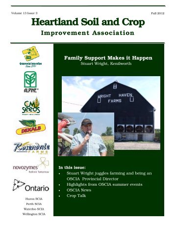 September 12 - Ontario Soil and Crop Improvement Association